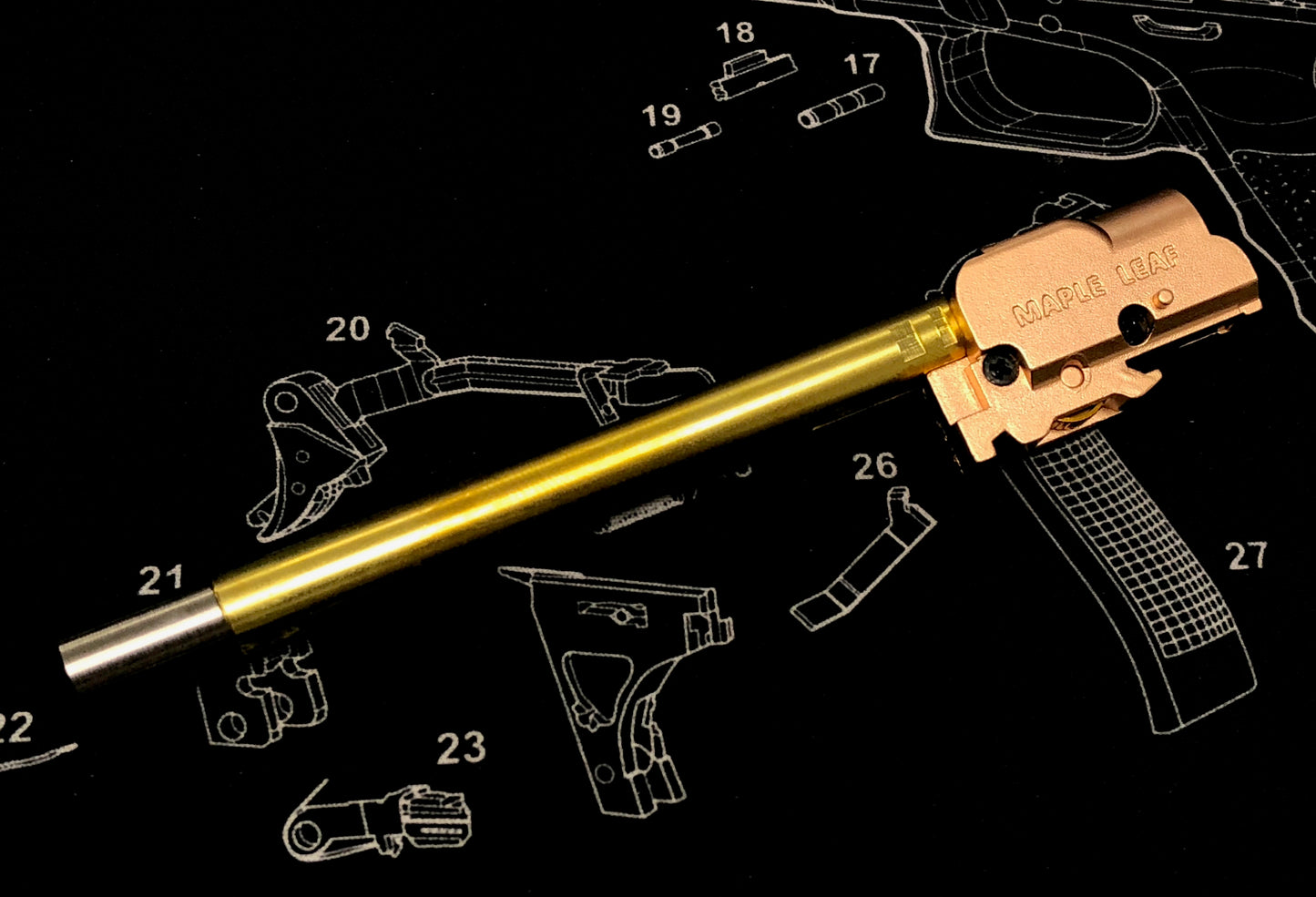 Maple Leaf Hop Up Chamber Set with Crazy Jet 6.01 For Marui / WE GK GBB series