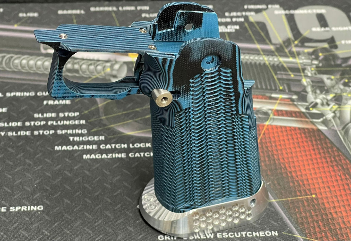 Nova CNC G10 Grip for Tokyo Marui 5.1 Hicapa GBB series - ( Ditch Texture )