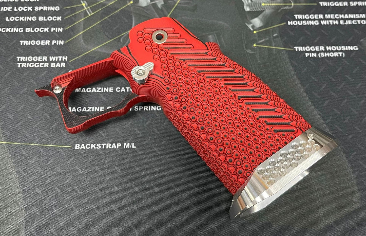 Nova CNC G10 Grip for Tokyo Marui 5.1 Hicapa GBB series - ( Mix Texture )
