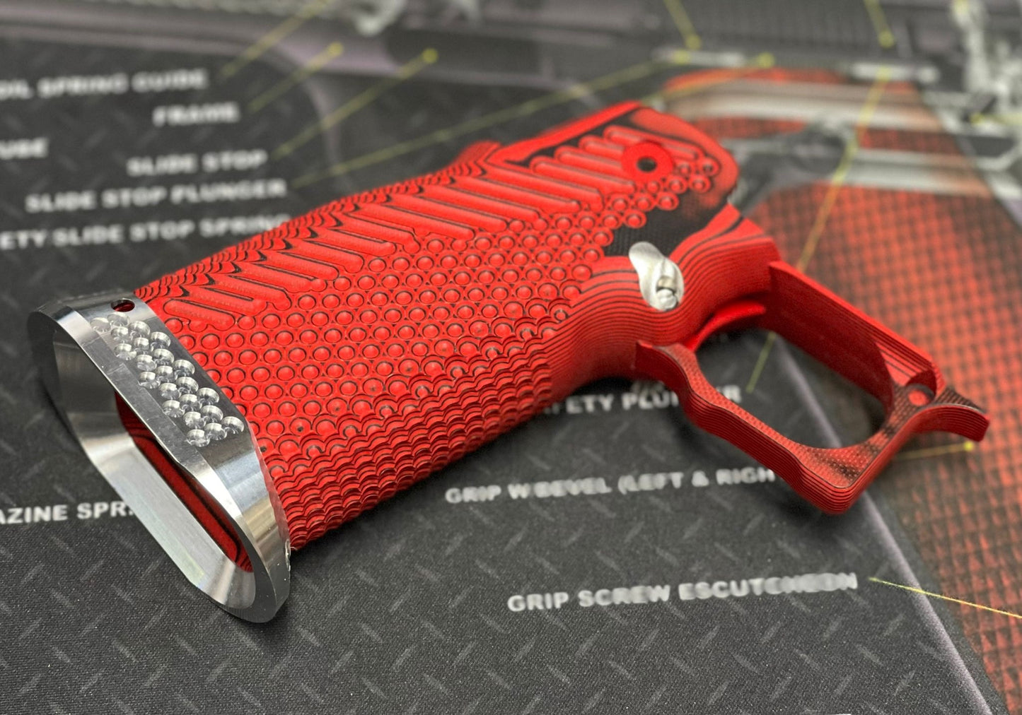 Nova CNC G10 Grip for Tokyo Marui 5.1 Hicapa GBB series - ( Mix Texture )