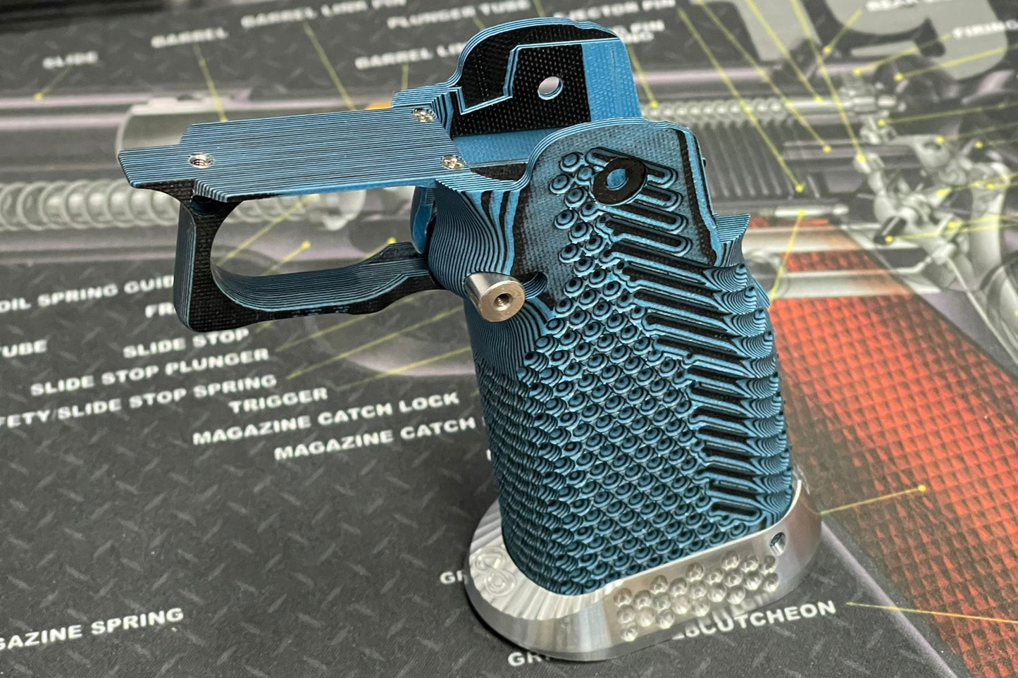 Nova CNC G10 Grip for Tokyo Marui 5.1 Hicapa GBB series - ( Mix Texture )