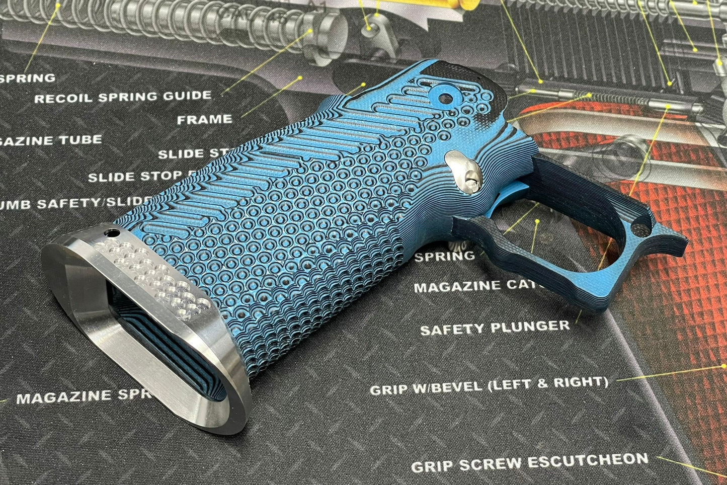Nova CNC G10 Grip for Tokyo Marui 5.1 Hicapa GBB series - ( Mix Texture )