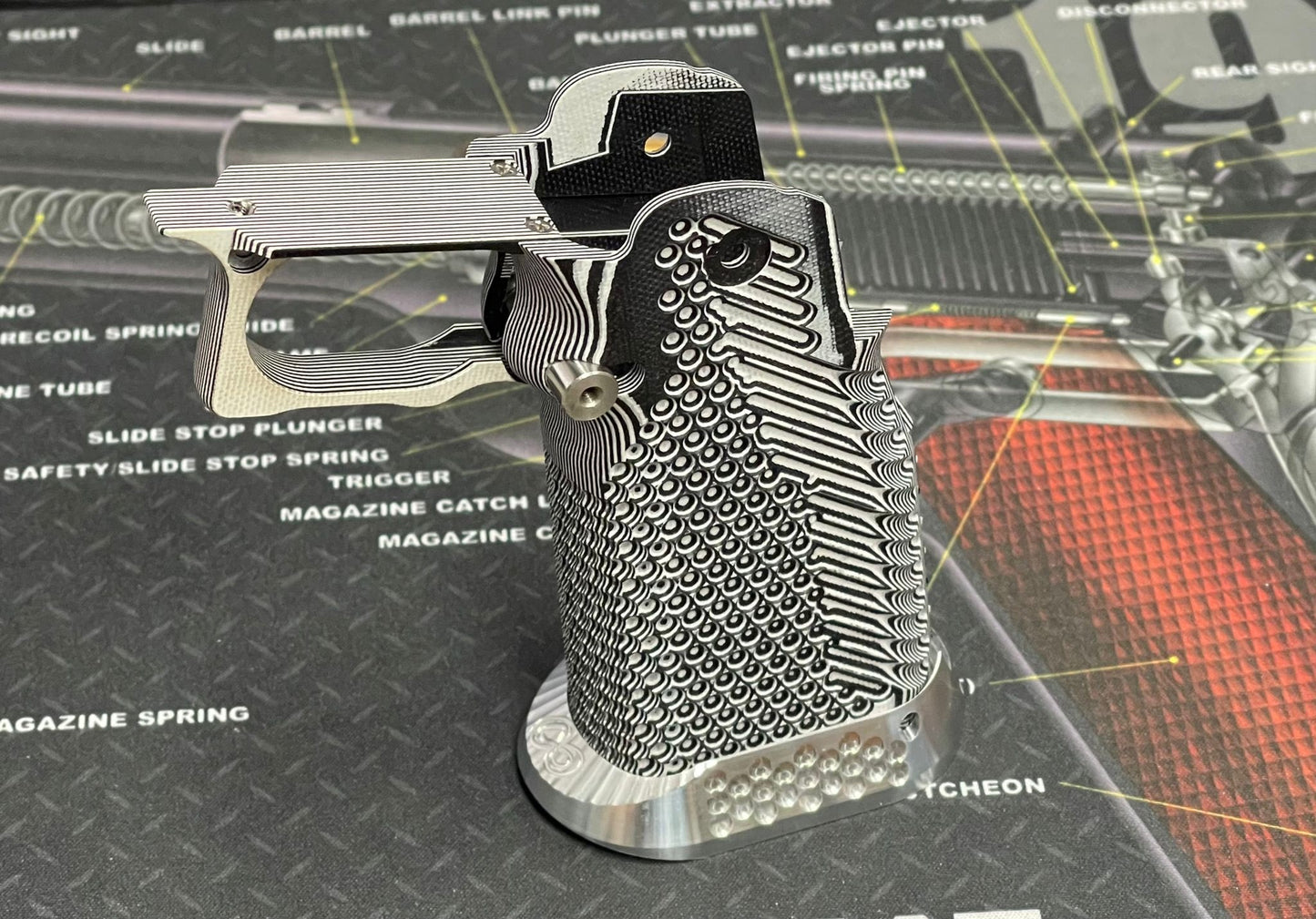 Nova CNC G10 Grip for Tokyo Marui 5.1 Hicapa GBB series - ( Mix Texture )