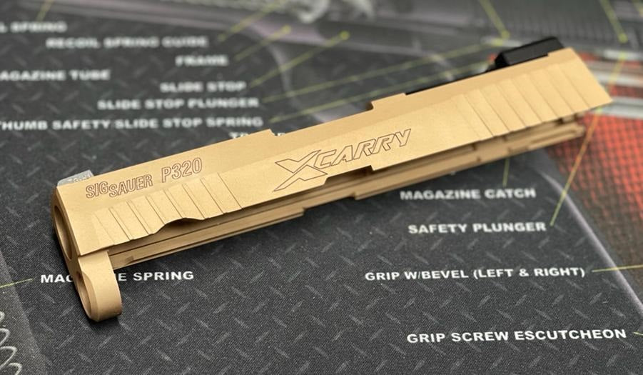 Nova CNC Aluminum P320 X-carry Slide set for SIG / VFC M17/18 GBB series - ( M18 size )