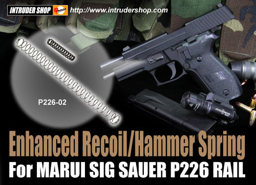 Guarder Enhanced Recoil/Hammer Spring for MARUI/KJ/WE P226 (150%)
