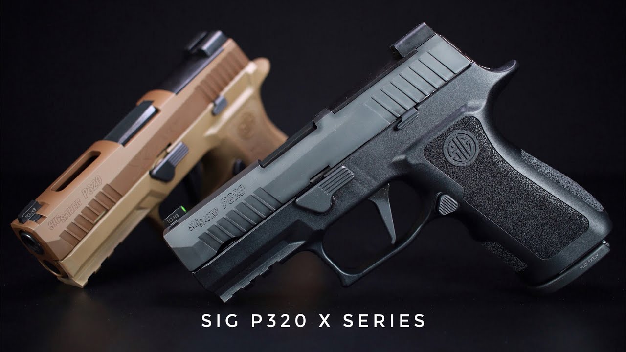 Nova P320 X-Series Custom Polymer Frame for SIG / VFC M17/M18 GBB series ( Carry size ) - Black