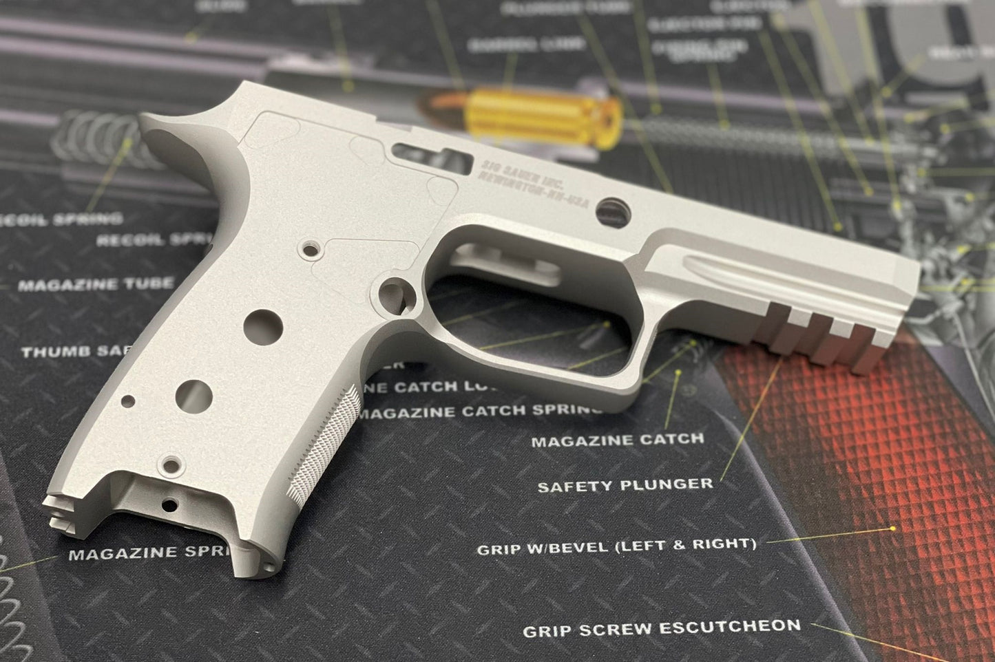 Marksman P320 AXG Style Frame Kit for SIG AIR / VFC M17 / M18 Airsoft GBB Series