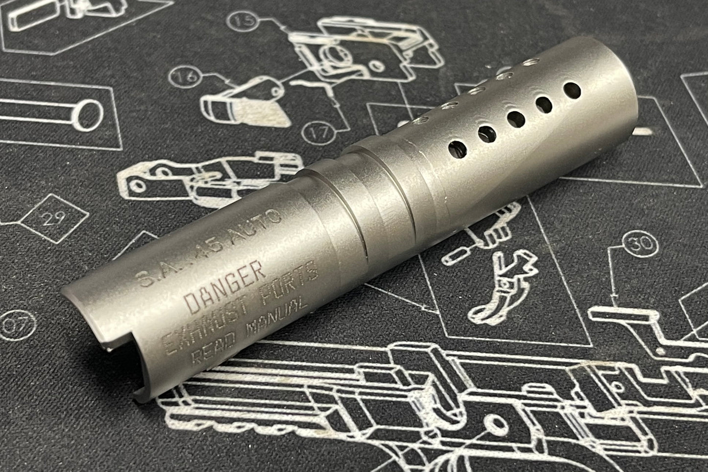 Proarms Stainless CNC V10 Slide / frame set for MARUI V10 GBB series - Limited