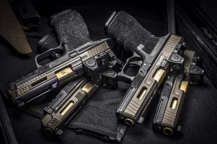 Boomarms Custom - S-style stippling Lower Frame for Marui G17/18/22/34 Airsoft GBB