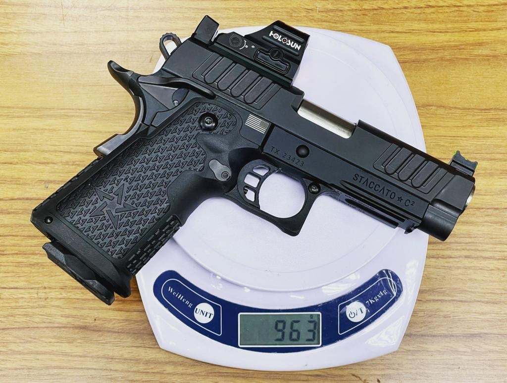 Nova CNC Steel slide + Aluminum Frame set **2011 Staccato C2 RMR version for Tokyo Marui Hi-capa 5.1 Airsoft GBB series