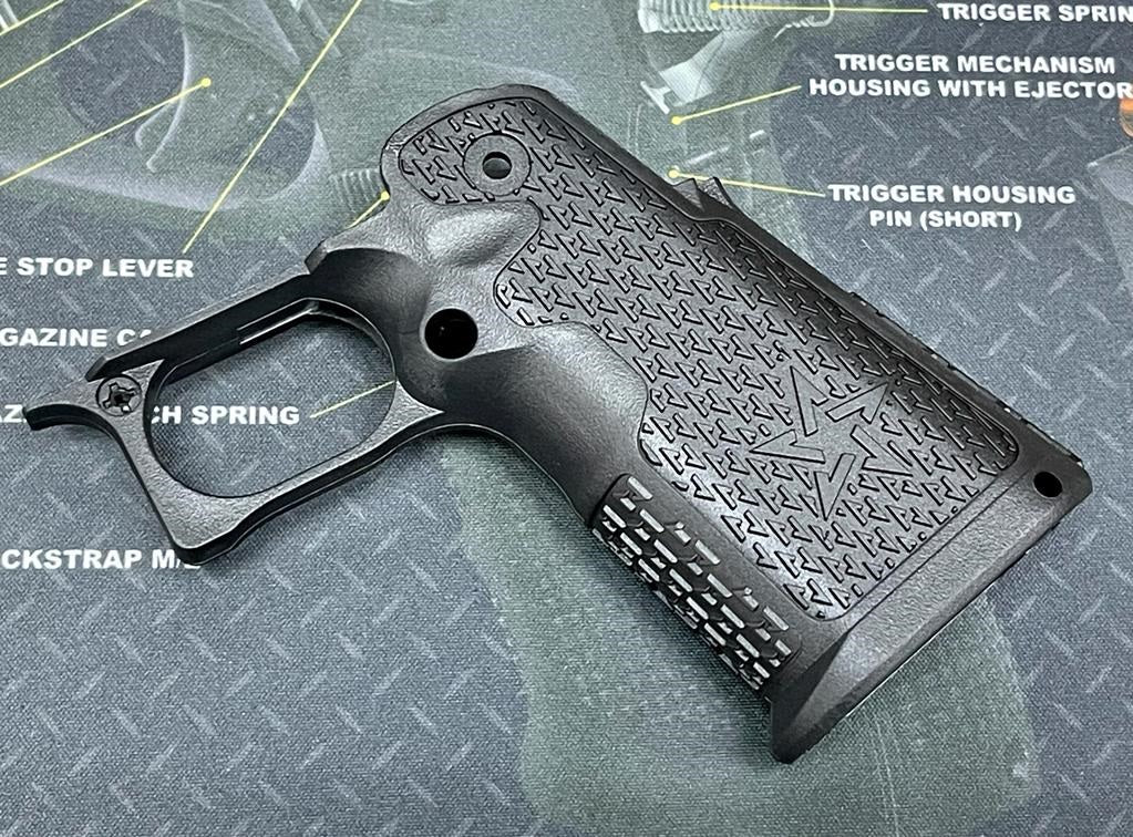 Nova STI STACCATO C2 POLYMER GRIP ( Compact size ) for Marui Hi-Capa GBB series - Black