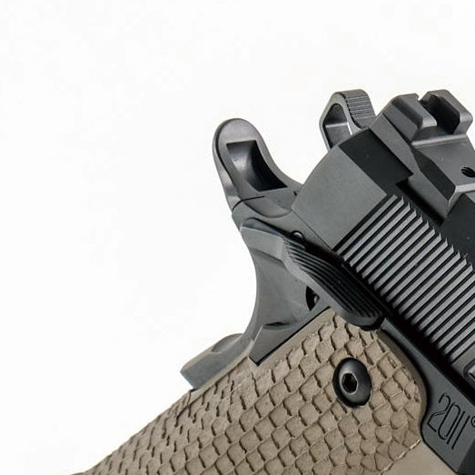 NOVA STI Grip Safety for Marui Hicapa ( Steel Black ) A style