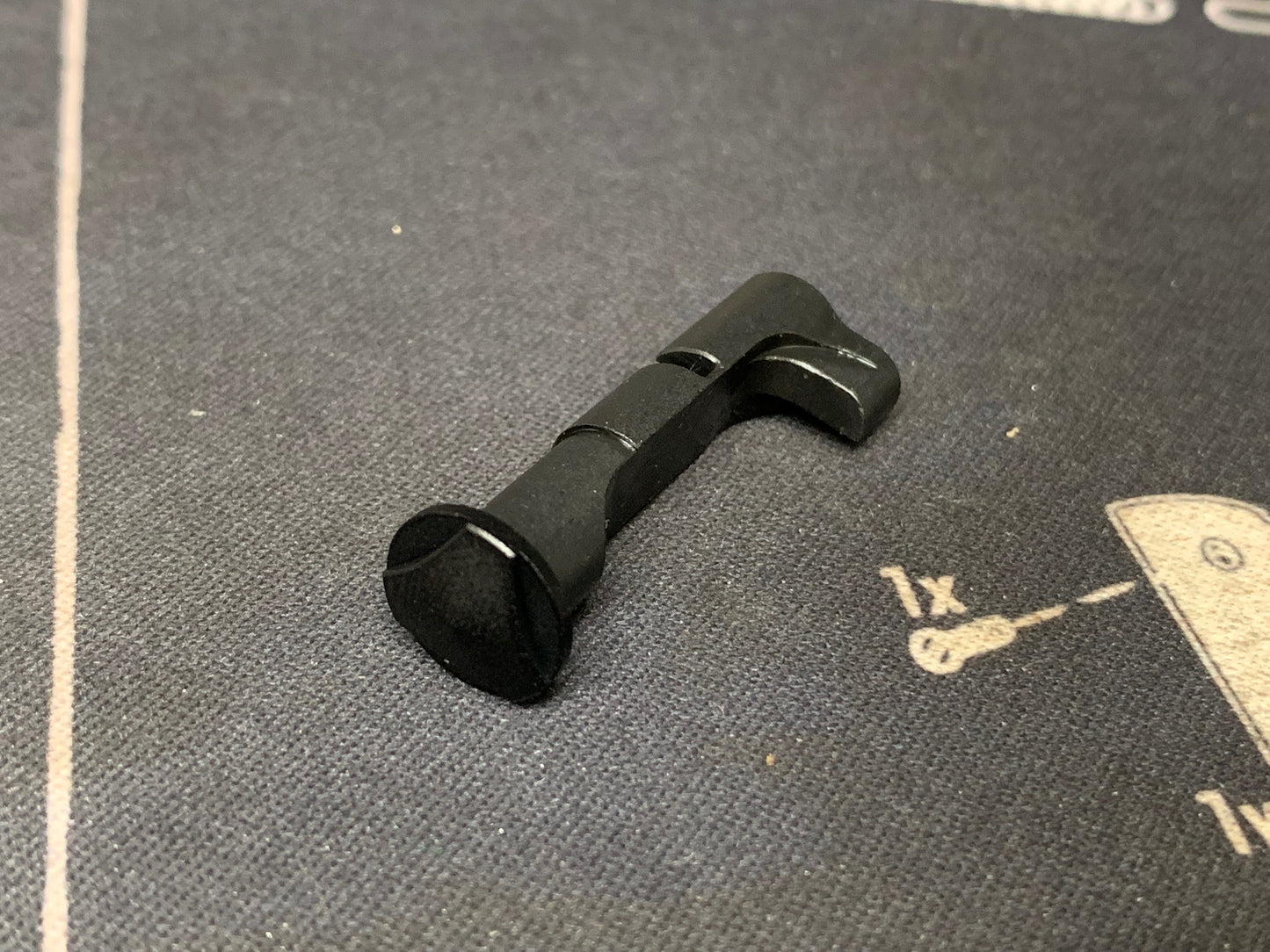 Bomber CNC Aluminum Extended Magazine release Button