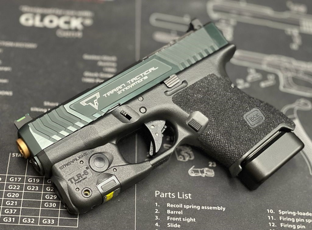 Boomarms Custom - T-style G26 RMR Cut GBB - Shiny Black