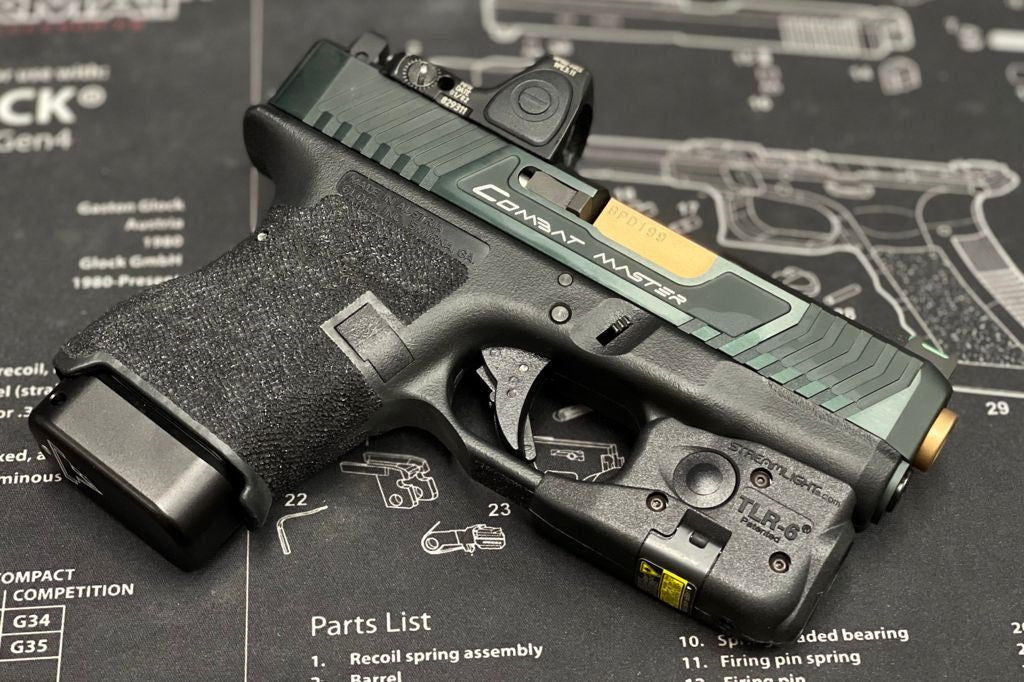 Boomarms Custom - T-style G26 RMR Cut GBB - Shiny Black