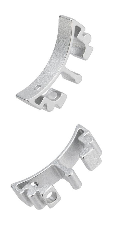 Nova CNC Aluminum Puzzle Trigger set for Tokyo Marui Airsoft Hi-Capa GBB Pistol series - Silver