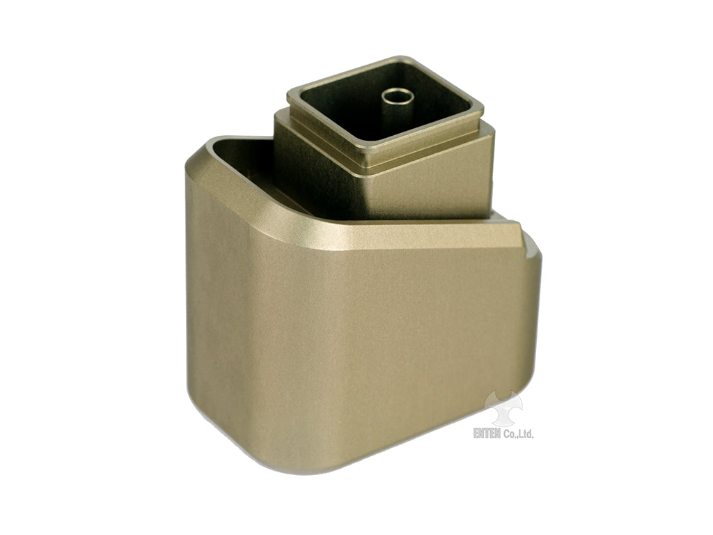 Bomber CNC Aluminum T-style ( Long ) Magazine Pad Extension for Marui Airsoft G17/22/34 GBB series - Functional