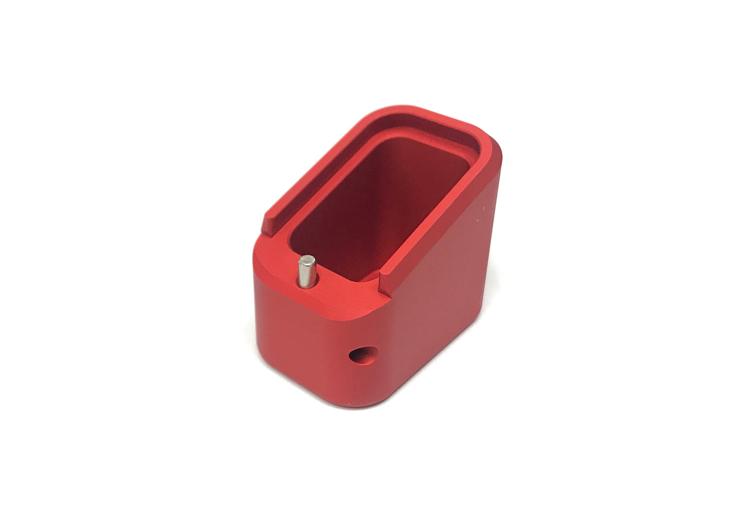 Nova CNC Aluminum T-style Magazine Pad Extension for Marui G17/18/22/34 GBB Magazine - Red