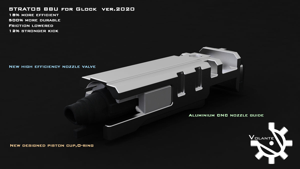 Volante Stratos Blow Back Unit for Tokyo Marui G17/22/26/34 Airsoft GBB