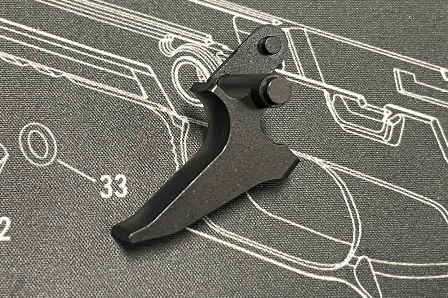 Nova CNC Steel Trigger ( Flat Type ) for SIG M17 / M18 Airsoft GBB series
