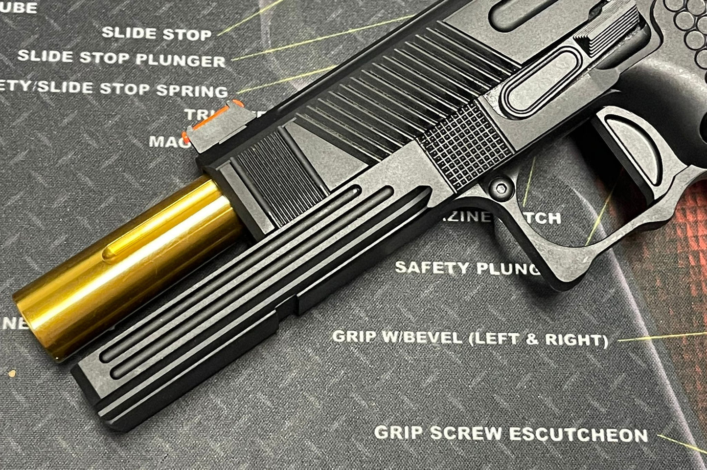 Boomarms Custom FI Style VT9 Airsoft GBB Pistol