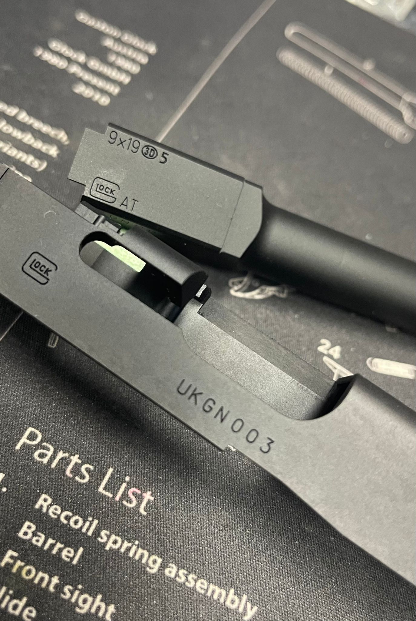 Bomber CNC Aluminum G47 MOS Slide Kit for Umarex / VFC G45 GBB series - CBP version