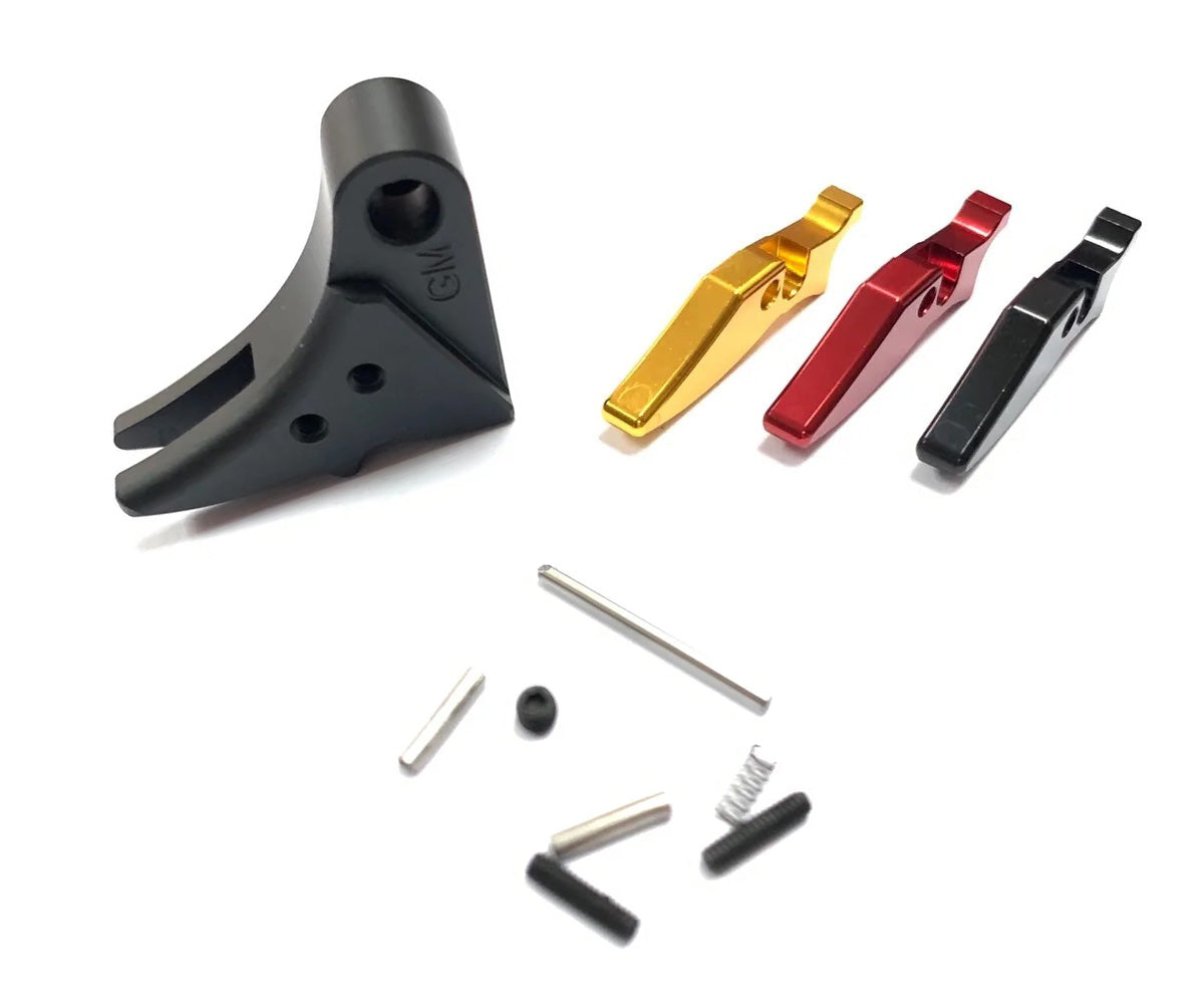 Guns Modify CNC Aluminum Adjustable Trigger for (Marui 17/18/26/26 advance G-Series ) - Black