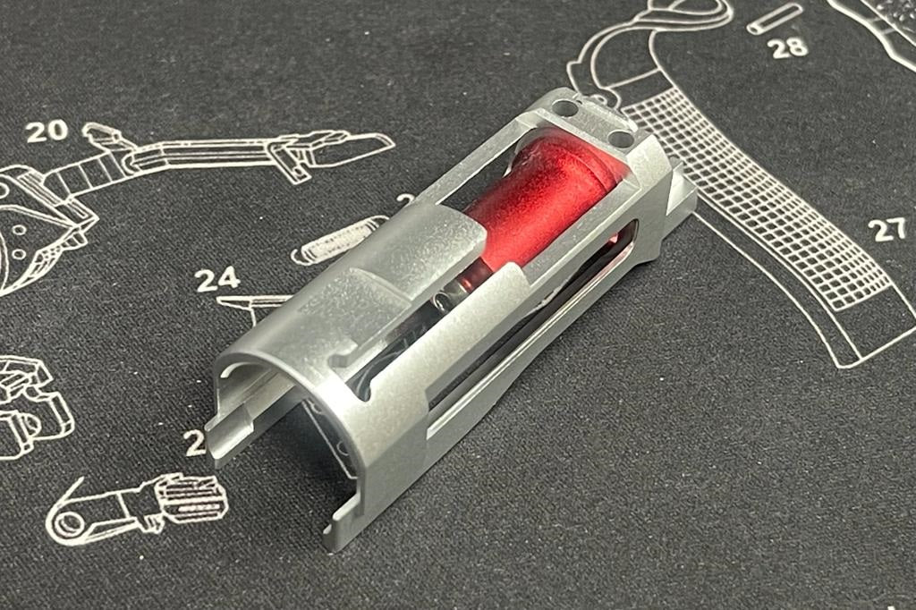 Nova CNC Aluminum Light Weight Speed Blow Back Housing for Marui V10 GBB series - Silver