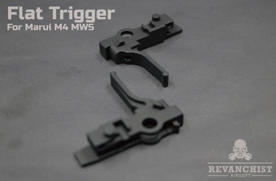 Revanchist Flat Trigger Type B For Marui M4 MWS – Boomarms