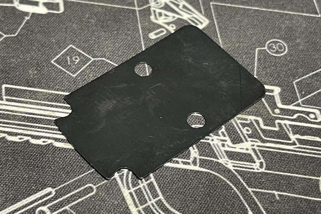 Bomber Stainless Steel Shim plate for RMR Slot cover