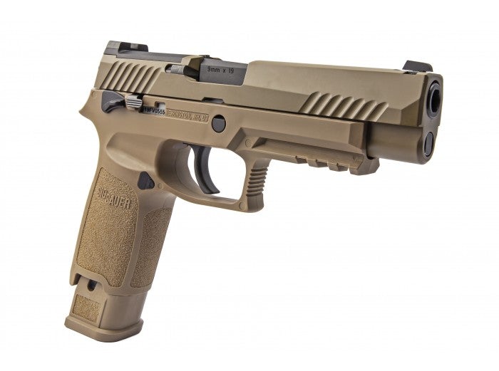 SIG AIR P320 M17 6mm Gas Version GBB Pistol - Tan