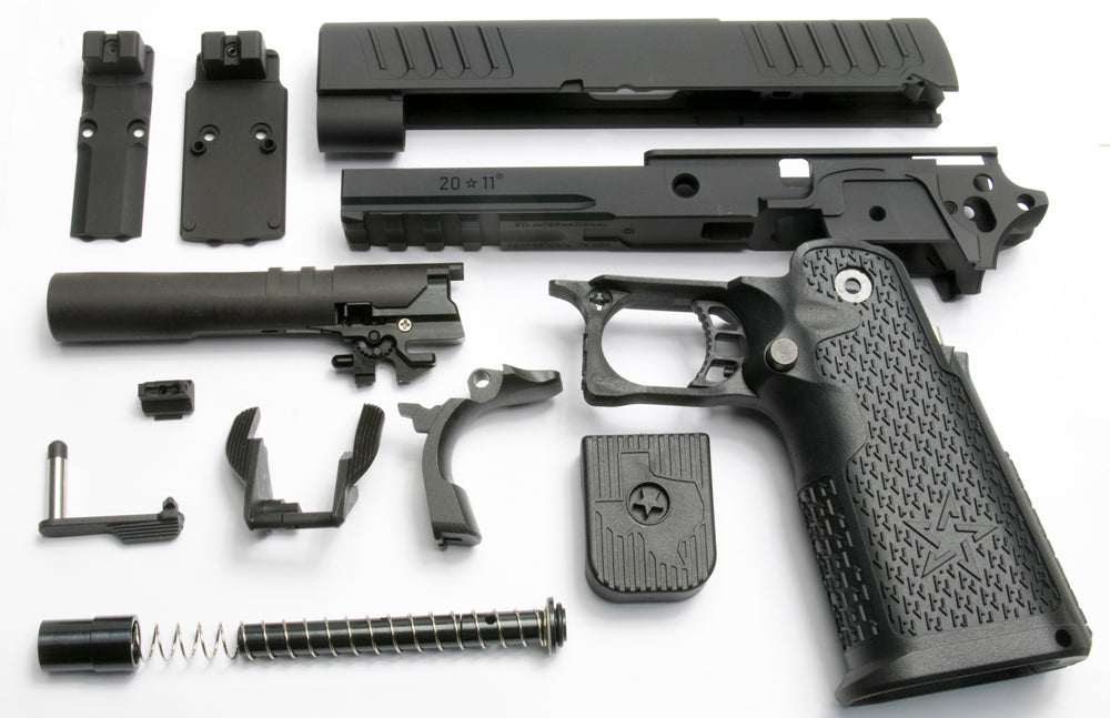 Nova CNC Full Steel slide + Frame + All assemble parts kit **2011 Staccato-P RMR for Tokyo Marui Hi-capa 5.1 Airsoft GBB series ( Deluxe version )