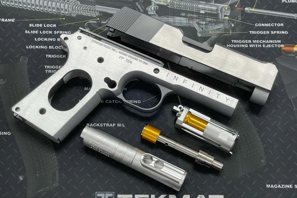 Bomber CNC Aluminium TIKI ( Miami ) Slide & Frame Kit for Marui V10 GBB series