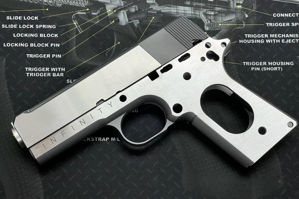 Bomber CNC Aluminium TIKI ( Miami ) Slide & Frame Kit for Marui V10 GBB series