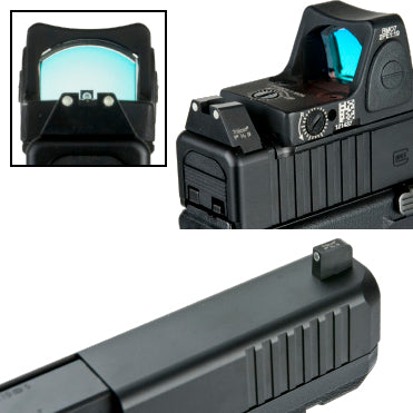 Detonator Luminous Suppressor Night Sight for Marui G17 Gen5 MOS GBB (Tri GL-201 style)