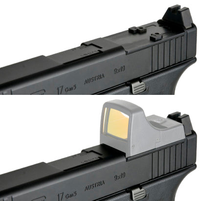 Detonator CNC Aluminum G17 Gen5 MOS slide set for Tokyo Marui GBB