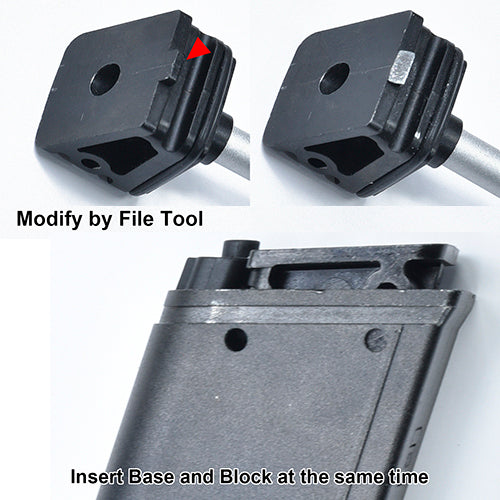 Guarder Magazine Base For Marui TM G Model 17 Gen5 GBBP Series