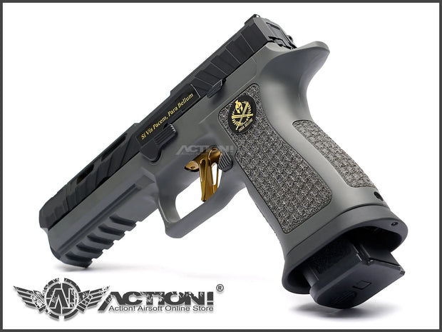 Parabellum - P320 SPECTRE COMP GBB Pistol (Aluminum Slide & Barrel /Black Slide /Gray Grip) /PB /Compensator