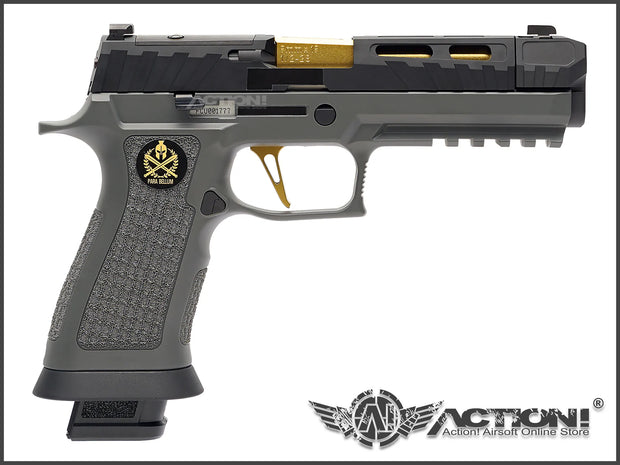 Parabellum - P320 SPECTRE COMP GBB Pistol (Aluminum Slide & Barrel /Black Slide /Gray Grip) /PB /Compensator