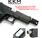 Detonator CNC Aluminum KKM Style Threaded Outer Barrel For Umarex / GHK Glock 17 Gen 3 GBB Pistol Airsoft ( 14mm CCW )