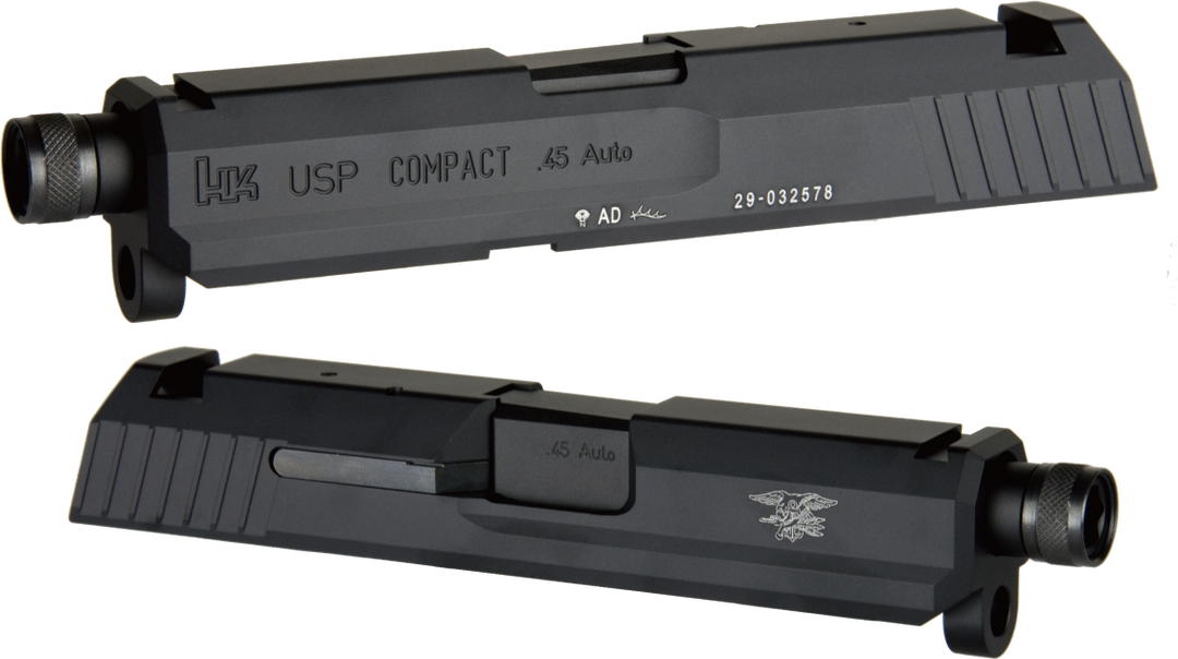 Detonator CNC Aluminum .45 Navy Seal Prototype Model Slide Set for