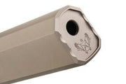 SilencerCo Airsoft Osprey 9mm Suppressor 7inch FDE 14mm+