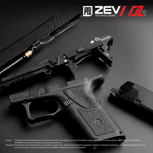 PTS ZEV OZ9 Elite GBB Pistol Airsoft ( Black ) - Ultra Version