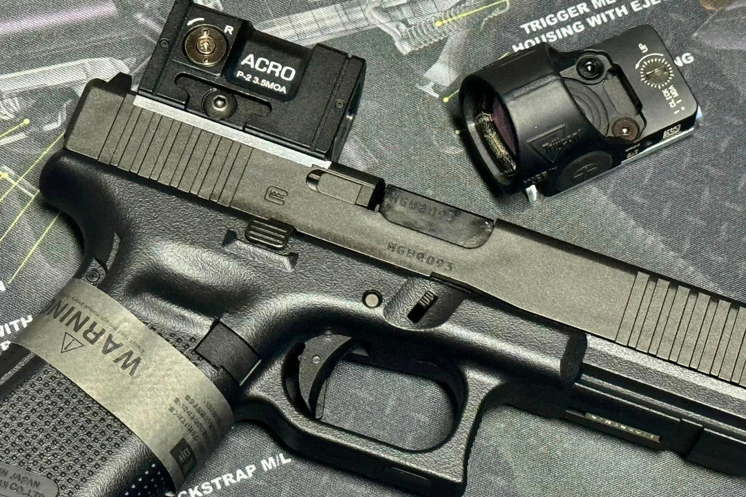 Bomber CNC Aluminum ACRO style adapter plate for Tokyo Marui G17 