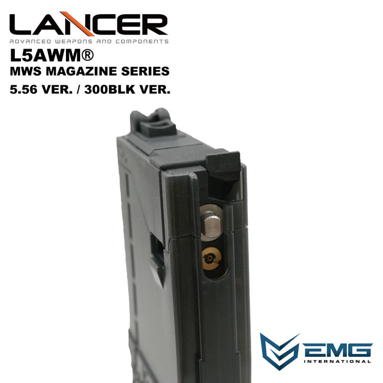 Angry Gun LANCER SYSTEMS公式 L5AWM V2 MWS EMG Lancer Systems L5AWM V2 MWS Magazine – High-Capacity