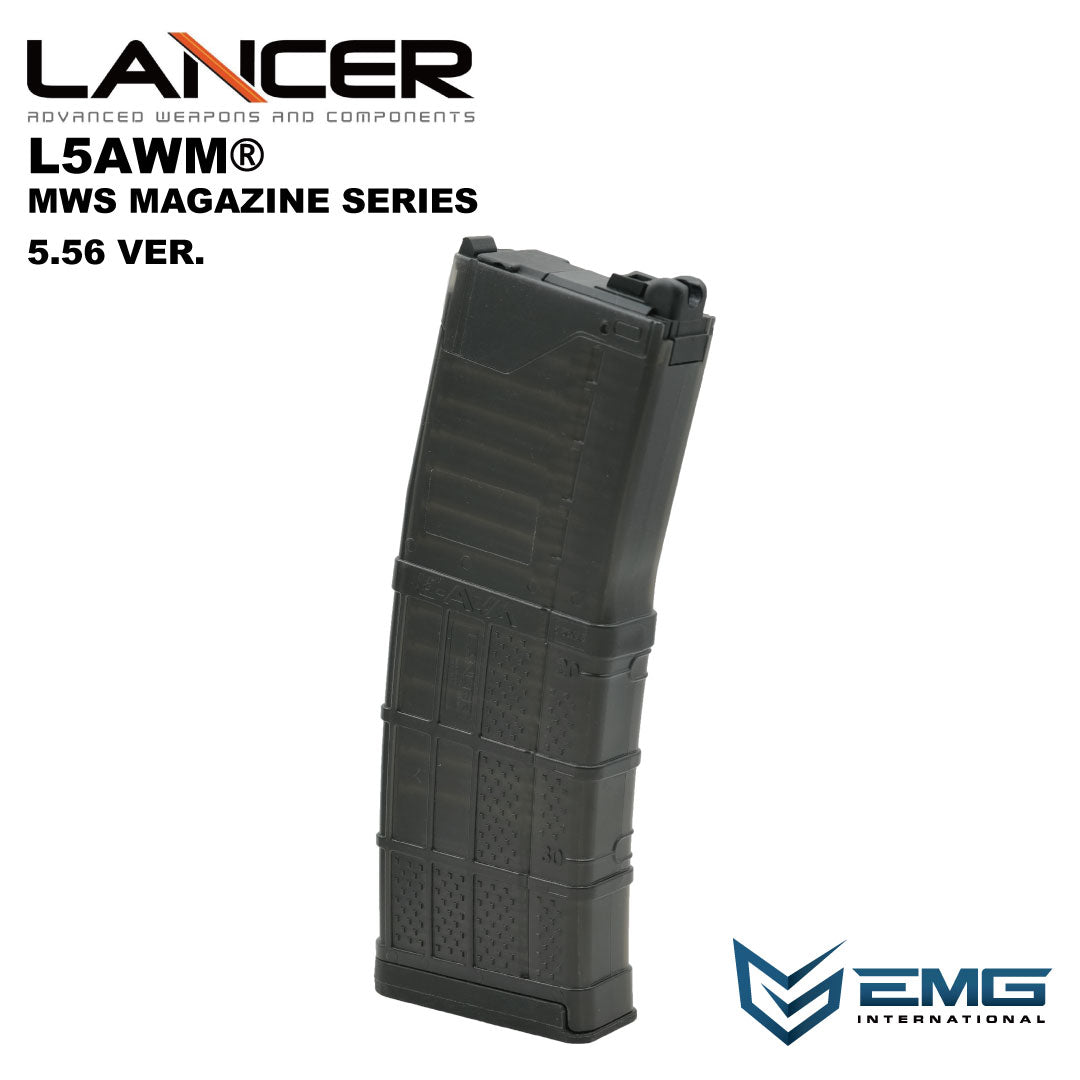 ANGRY GUN/EMG LANCER MWS対応 L5AWM V2 EMG Lancer Systems L5AWM V2 MWS Magazine – High-Capacity