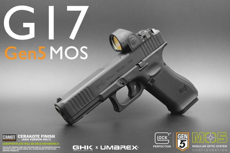 Umarex(GHK) Glock 17 GEN 5 Gas Blowback Pistol - Black – Boomarms