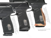 BPW P365 RA Style Magazine Base Pad /2-Pack (BLACK) for Parabellum P365 22rds Gas Magazine