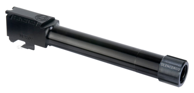 Detonator " SilencerCo " Threaded Outer Barrel for Marui M&P9 series - Black (14mm +)