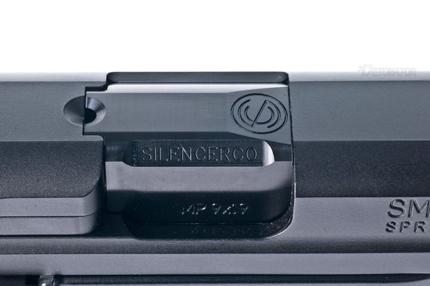 Detonator " SilencerCo " Threaded Outer Barrel for Marui M&P9 series - Black (14mm +)